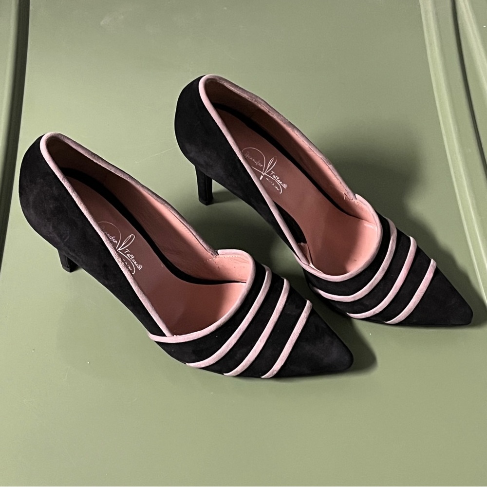 Jennifer Tattanelli Black Suede Shoes - Picture 2 of 7